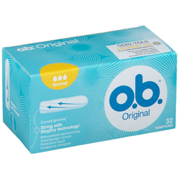 o.b.® Original tampons périodique normal características