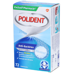 Polident® Anti-Bactérien nettoyant pour appareils dentaires en oferta