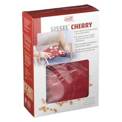 Sissel Cherry Coussin Noyaux de Cerise Forme Coeur