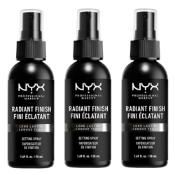 NYX Professional Makeup Radiant Finish Setting Spray X 3 en oferta