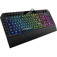 Skiller SGK5 clavier USB QWERTZ Allemand Noir, Clavier Gaming