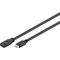 45393 câble USB 1 m USB 3.2 Gen 1 (3.1 Gen 1) USB C Noir, Câble d''extension