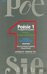 POESIE 1/VAGABONDAGES N° 9 : LA VILLE, LES BANLIEUES (Revue Poésie 1) precio