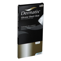 Dermatix® Silicone Sheet Clear 4 cm x 13 cm características