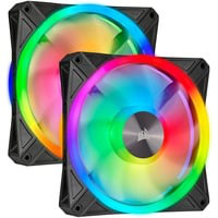 iCUE QL140 RGB PWM Dual Fan Kit with Lighting Node CORE, Ventilateur de boîtier características