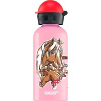 Let''s Run Utilisation quotidienne 400 ml Aluminium Rose, Bouteille d’eau