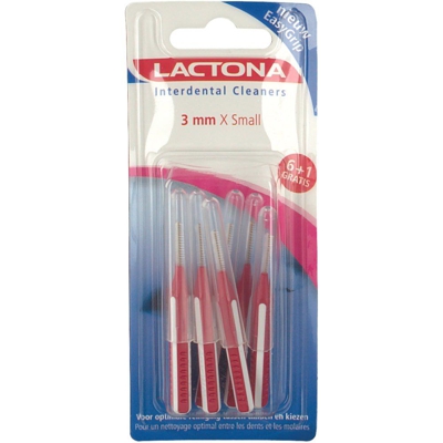 Lactona Easy Grip Brossettes Interdentaires XS 3 mm