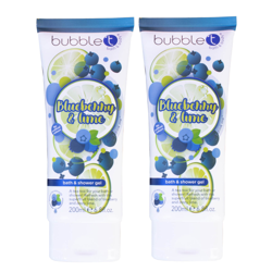 Bubble T Soapscription 2 x Blueberry & Lime Shower Gel 200ml precio