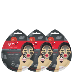 yes to Tomatoes Detoxifying Charcoal Single Use Peel-Off Mask (Pack of 3) precio