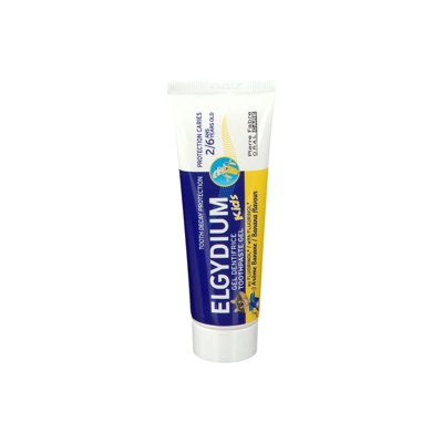 Elgydium Kids gel dentifrice caries banane