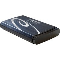 42494 Boîtier de disques de stockage Noir, Bleu 2.5" Alimenté par port USB, Boîtier du lecteur