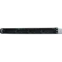 RX418 boîtier de disques Rack (1 U) Noir, Gris, NAS