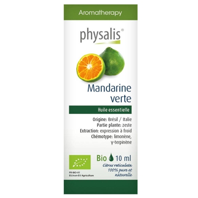 Physalis Mandarine Verte Huile Essentielle Bio