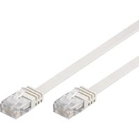 Cat5e Flat 5-050 0.50m câble de réseau Blanc 0,5 m