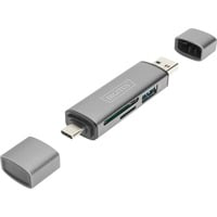 DA-70886 lecteur de carte mémoire USB 3.2 Gen 1 (3.1 Gen 1) Type-A/Type-C Aluminium en oferta