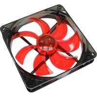 Silent Fan 140 Boitier PC Ventilateur 14 cm Noir, Rouge, Ventilateur de boîtier