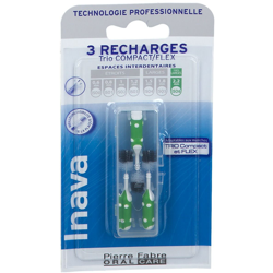 Inava Trio Compact Brossettes interdentaires XL 2,2 mm recharge características