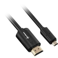 1m, HDMI/Micro HDMI câble HDMI HDMI Type A (Standard) HDMI Type D (Micro) Noir precio