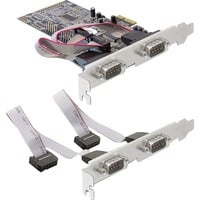 4 x serial PCI Express card carte et adaptateur d''interfaces, Carte d''interface