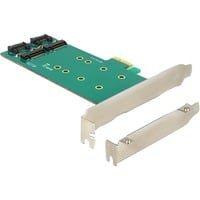 2x 67-pin M.2 key B - 2x SATA 7-pin carte et adaptateur d''interfaces Interne