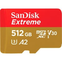 Extreme mémoire flash 512 Go MicroSDXC UHS-I Classe 10, Carte mémoire precio