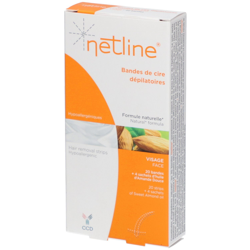 Netline Bandes de cire dépilatoires Visage en oferta