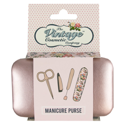 Trousse de Manucure The Vintage Cosmetic Company – Rose Doré características