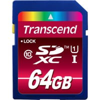 TS64GSDXC10U1 mémoire flash 64 Go SDXC MLC Classe 10, Carte mémoire precio