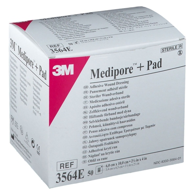 3M™ Medipore™ +Pad 6 cm x 10 cm