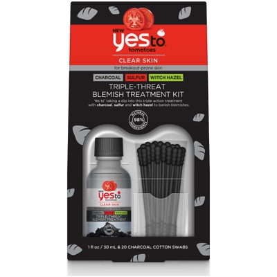 yes to Tomatoes Detoxifying Charcoal Maximum Strength Blemish Kit