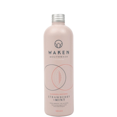 Waken Mouthwash Strawberry & Mint 500ml