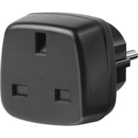 Travel Adapter GB/earthed adaptateur de puissance & onduleur Noir, Adaptateur de prise precio