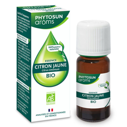 Phytosun arôms Essence Citron Jaune Bio características