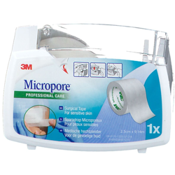 3M™ Micropore™ Sparadrap microporeux, non tissé 9,14 m x 2,5 cm en oferta