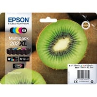 Kiwi Multipack 5-colours 202XL Claria Premium Ink, Encre