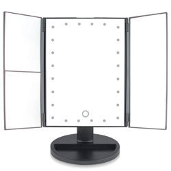 Rio 24 LED Touch Dimmable Cosmetic Makeup Mirror With 2X & 3X Magnification en oferta