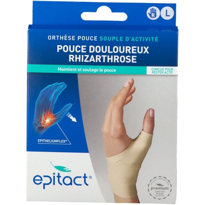 epitact® Orthèse pouce rhizarthrose droite L