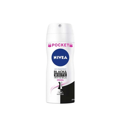 Nivea Déodorant Pocket Invisible For Black&White Spray (For Women)