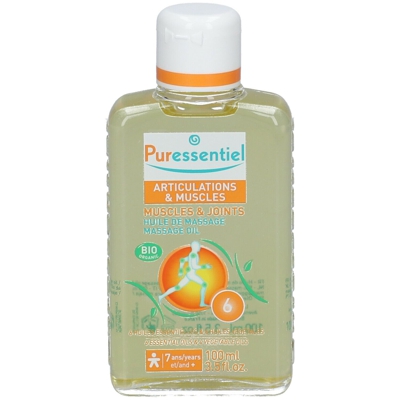 Puressentiel Huile de massage bio effort musculaire arnica et gaulthérie