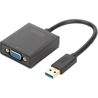 DA-70840 adaptateur graphique USB 1920 x 1080 pixels Noir