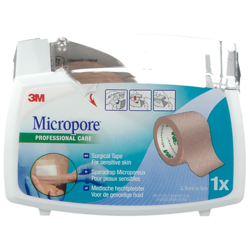 3M™ Micropore™ Sparadrap microporeux, non tissé, chair 5 m x 25 mm precio