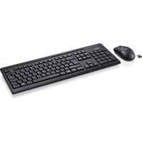 LX410 clavier RF sans fil QWERTZ Allemand Noir, Set de bureau características