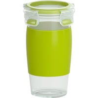 CLIP & GO Boîte de rangement alimentaire 0,45 L Plastique Vert, Transparent 1 pièce(s), Gobelet en oferta