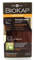 Biosline BIOKAP Nutricolor delicado tinte de pelo de color rojo 6.46 Nueva Veneziano precio