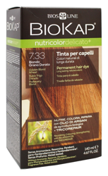 BIOKAP Nutricolor delicado tinte Sombras del pelo rubio 7,33 Golden Grain precio