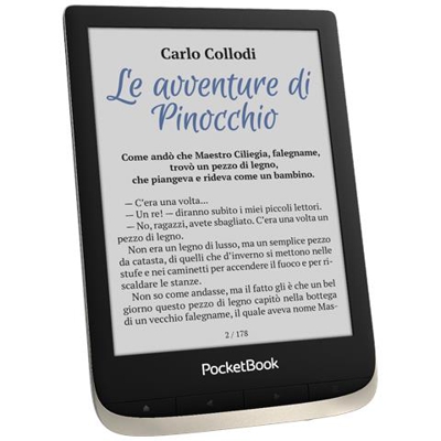 Lettore E-Book 6'' Color Wi-Fi / Bluetooth Display HD- Colore Nichel