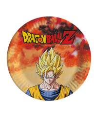 8 piattini di cartone Dragon Ball Z™ 18 cm precio