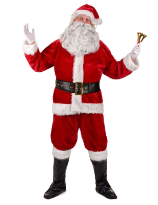 Costume completo Babbo Natale Lusso adulto