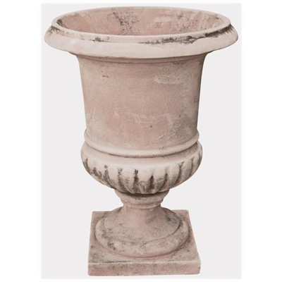 Vaso Vanvitelli Invecchiato, In Terracotta Toscana Diam. 50xh65 Cm.