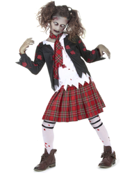 Costume scolaretta zombie bambina precio